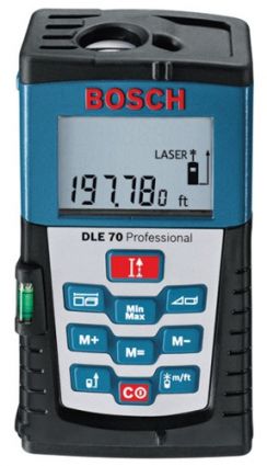 Měřič vzdálenosti Bosch DLE 70 Professional, laserový