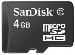 Paměťová karta Micro SDHC Sandisk 4GB