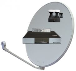 Satelitní komplet Topfield TF 7710 PVR + parabola 80cm ocel + 1x LNB + 250GB HDD