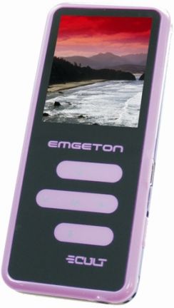 Přehrávač MP3 Emgeton X4 CULT 4GB, black/violet