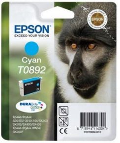 Cartridge EPSON (C13T08924010), Cyan, S20/SX100/105/SX200/205/SX400/405/BX300F