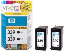 Cartridge HP no.339 - černá ink. kazeta, 2 pack, C9504EE