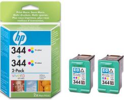 Cartridge HP no.344 - 3barevná ink. kazeta, 2 pack, C9505A