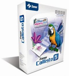 Software Zoner Callisto 5+ referenční příručka + kliparty a fonty - BOX
