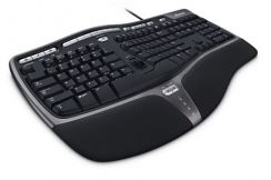 Klávesnice Microsoft Natural Ergonomic 4000, USB, černá