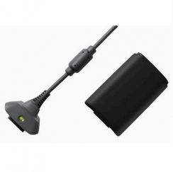 Nabíječka Xbox 360 Play/Charge Kit Black