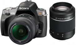Fotoaparát zrcad. Sony DSLRA380Y.CEE5, tělo + 18-55mm + 55-200mm