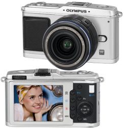 Fotoaparát zrcad. Olympus E-P1 Kit (14-42) stříbrná/černá