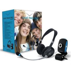 Webkamera Canyon + headset CNR-CP3 (Chat Pack 3), zelená