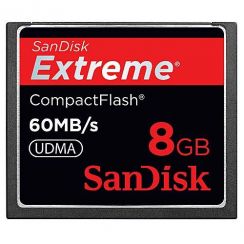 Paměťová karta CF Sandisk Extreme 8 GB 60MB/s