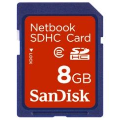 Paměťová karta SDHC Sandisk 8GB Netbook