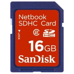 Paměťová karta SDHC Sandisk 16GB Netbook