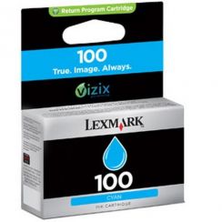 Cartridge Lexmark 014N0900E - modrá, no.100
