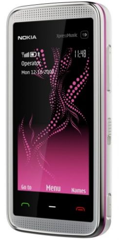 Mobilní telefon Nokia 5530 XPressMusic bílý/růžový (4GB,1hra)