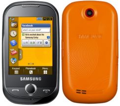 Mobilní telefon Samsung S3650 Corby oranžový