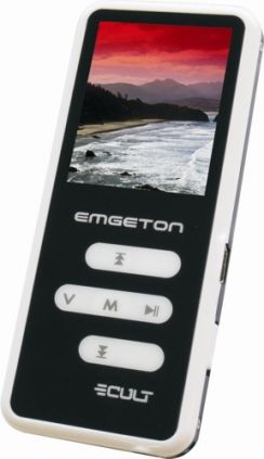 Přehrávač MP3 Emgeton X4 CULT 16GB, black/white