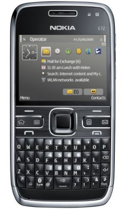 Mobilní telefon Nokia E72 černá (Zodium Black,4GB)