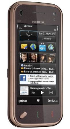 Mobilní telefon Nokia N97 mini Garnet (hra,10x1d NAVI)