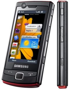 Mobilní telefon Samsung B7300 Omnia Lite Garnet Red