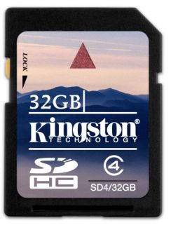 Paměťová karta SD Kingston HC 32GB, Class 4