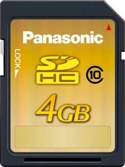 Paměťová karta SDHC Panasonic RP-SDW04GE1K, 4GB