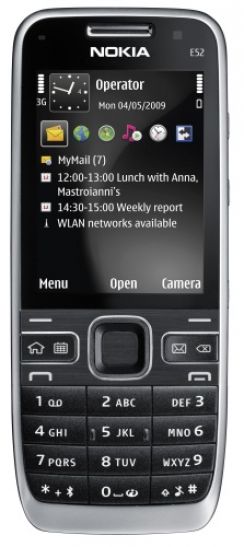 Mobilní telefon Nokia E52 černý (1GB)