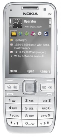 Mobilní telefon Nokia E52 bílý (1GB)