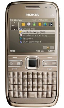 Mobilní telefon Nokia E72 Topaz Brown (4GB)