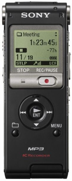 Diktafon Sony ICD-UX200, digitální, 2GB, černý