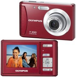 Fotoaparát Olympus T-100 červený