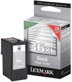 Cartridge Lexmark 018C2170E - černá, no.36XL, vysokoobjemová