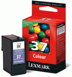 Cartridge Lexmark 018C2140E - barevná, no.37, nízkoobjemová