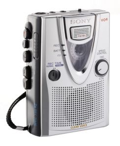 Diktafon Sony TCM-400DV, kazetový