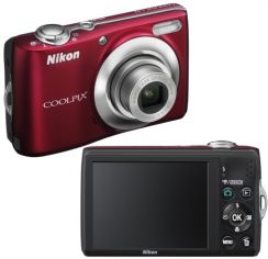 Fotoaparát Nikon CoolPix L22 červený