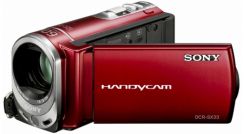Videokamera Sony DCR-SX33E červená