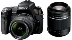 Fotoaparát zrcad. Sony DSLR-A450Y, tělo +18-55mm+55-200mm