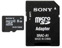 Paměťová karta Micro SD Sony SR8A4, 8GB