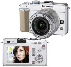 Fotoaparát zrcad. Olympus E-PL1 Kit (M1442L) bílý