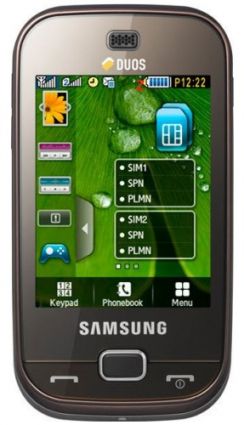 Mobilní telefon Samsung B5722 (Dark Brown)