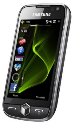 Mobilní telefon Samsung I8000 (Silver Black)