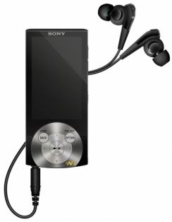 Přehrávač MP3/MP4 Sony NWZ-A845, 16GB, FM, černá