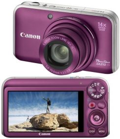 Fotoaparát Canon PowerShot SX210 IS fialový