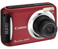Fotoaparát Canon Power Shot A495 červený
