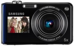 Fotoaparát Samsung EC-PL150 U, modrý pruh