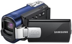 Videokamera Samsung SMX-F40 L, flash, modrá