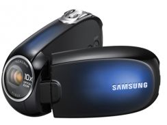 Videokamera Samsung SMX-C20 L, flash, modrá/černá
