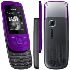 Mobilní telefon Nokia 2220 slide fialový (1hra)