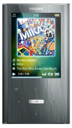 Přehrávač MP3/MP4 Philips SA2ARA08K, 8GB