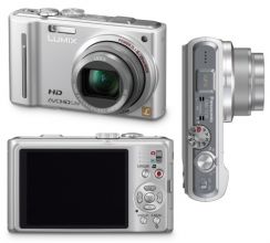Fotoaparát Panasonic DMC-TZ10EP-S, stříbrná
