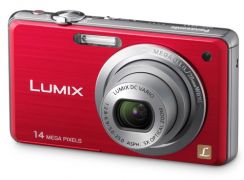 Fotoaparát Panasonic DMC-FS11EP-R, červená